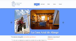 Desktop Screenshot of lacasaazuldealange.com